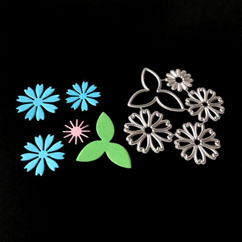 Beautiful Flowers Metal Cutting Dies Stencil Scrapbooking DIY Album Stamp Paper