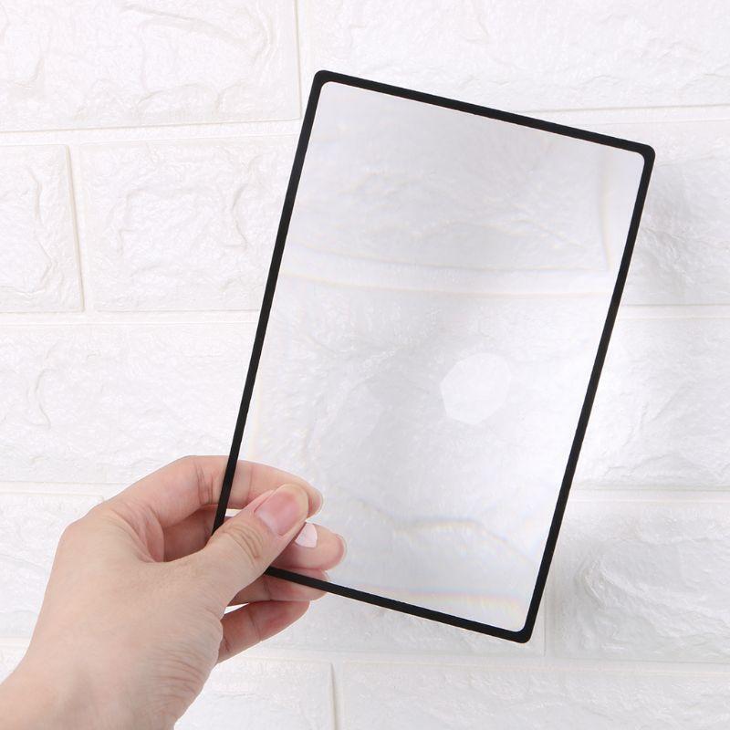 Magnifying 1PC180X120mm A5 Flat PVC Magnifier Sheet X3 Book Page Magnification