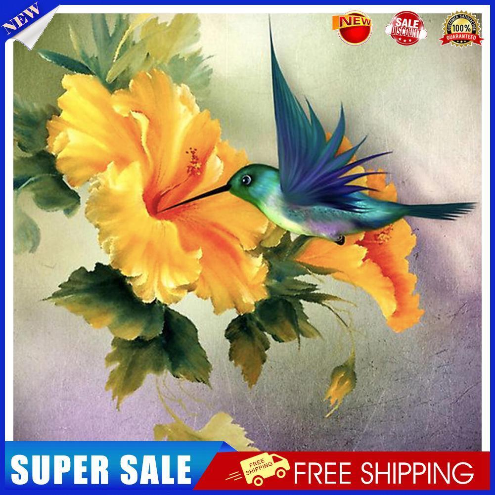 Hummingbirds Gather Honey 20X20cm Oil Paint By Numbers Picture DIY Painting