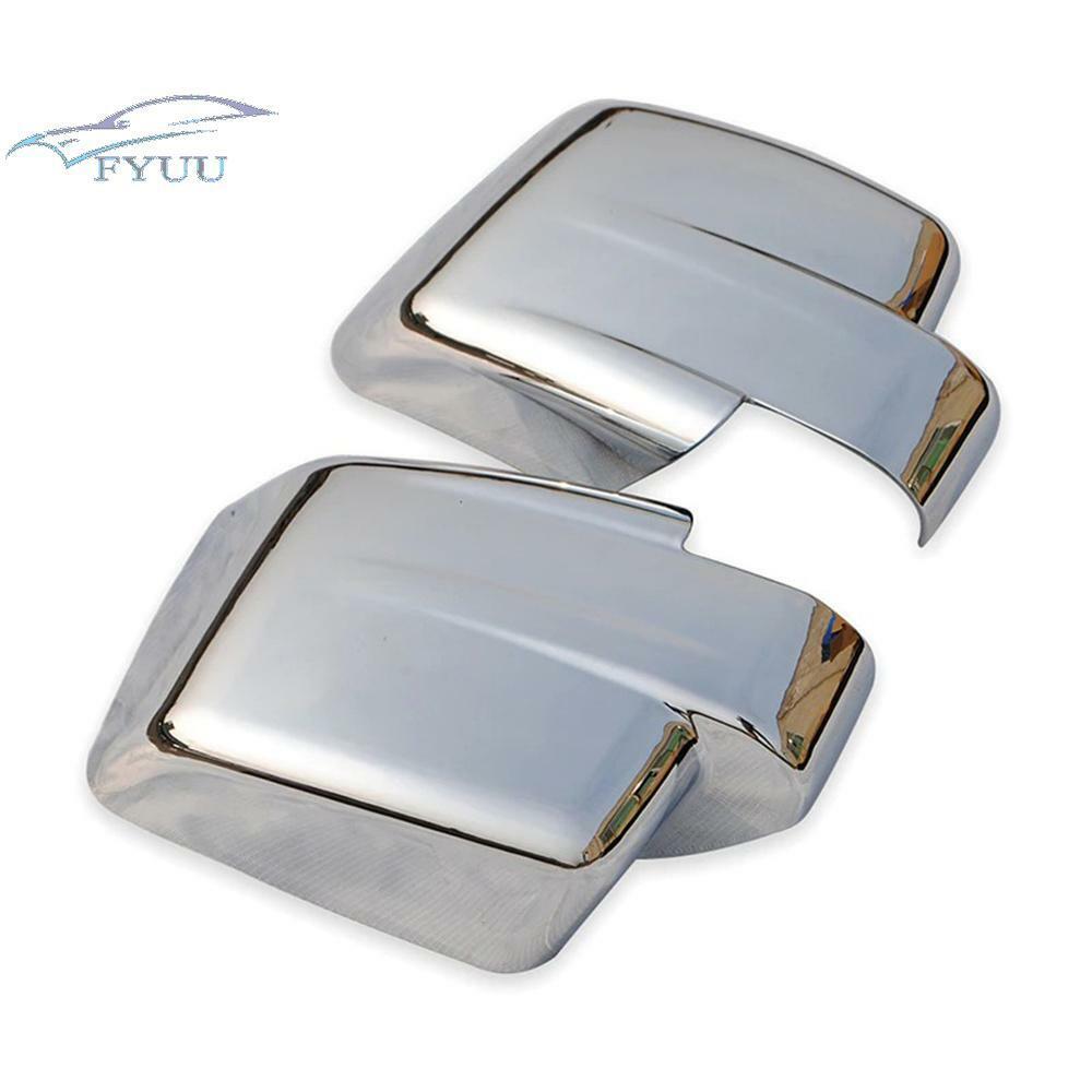 2 Pcs Chrome Rearview Mirrors Cover For Dodge Nitro 2007-11 Jeep Liberty 2008-12