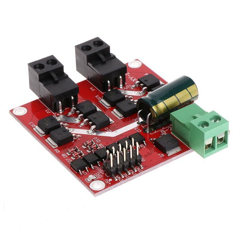 1 x 12V 24V 7A 160W Dual DC Motor Driver Module Board H-bridge L298 Logic