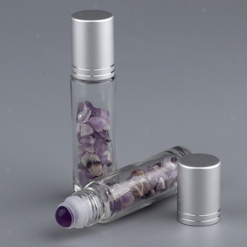 4Pcs 10ml Essential Oils Perfume Liquids Aromatherapy Roll-on Bottles Tubes