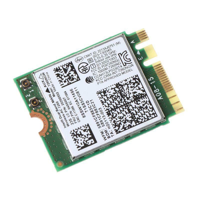 For ThinkPad X240 T440 T540P L440 5G Dual Band 7260NGW AC FRU:04X6007 Adapter