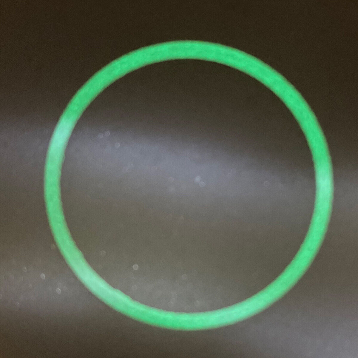 Green Luminous Metal Watch Inner Shadow Circle Ring Repair Parts for Watch Cover