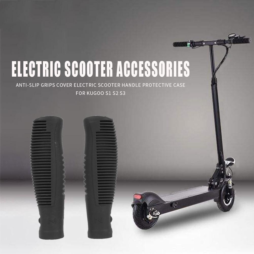 2pcs Electric Scooter Silicone Anti-slip Handle Cover for Kugoo S1 S2 S3