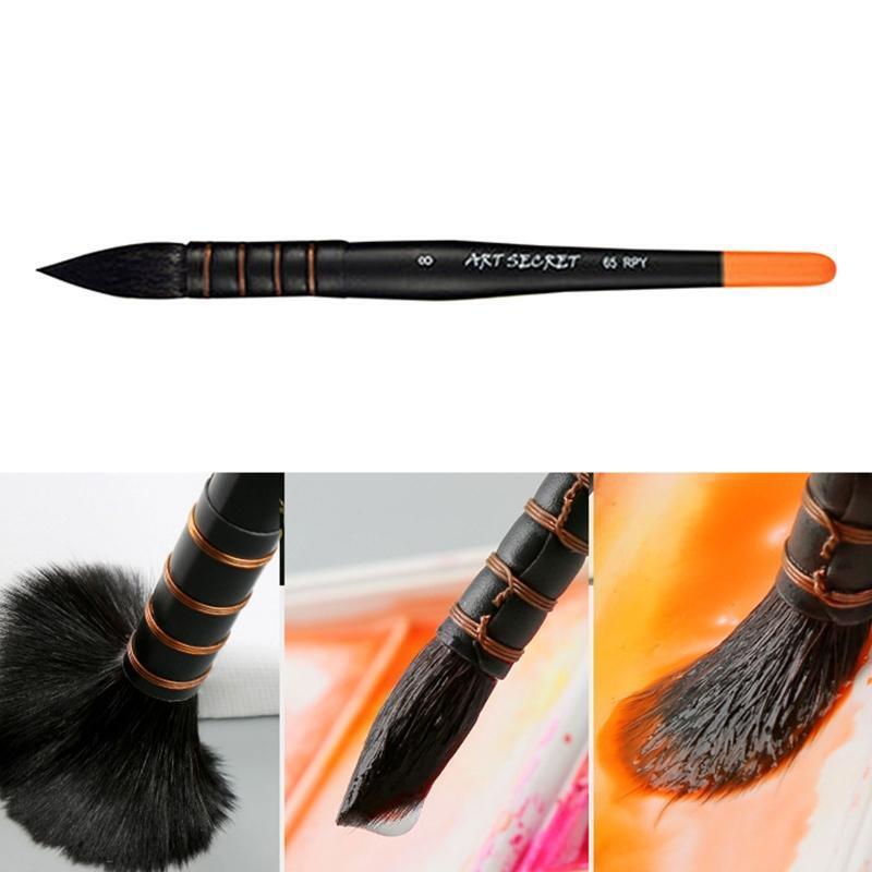 Professional Watercolor Brush Ideal for Oil Acrylic Watercolor Gouache Painting