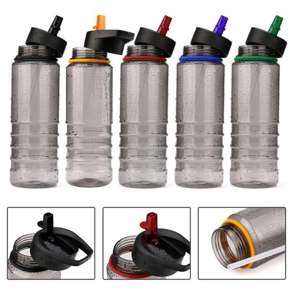 Camping with Lid Outdoor Sport Straws Drink Mugs Bicycle Cup Bike Water Bottle