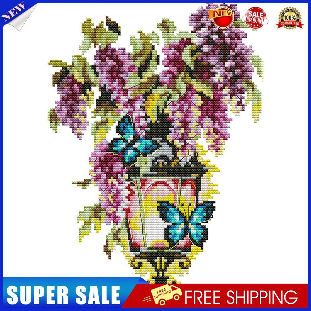 Fascination Light 14CT Stamped Cotton DIY Cross Stitch Embroidery (H794)