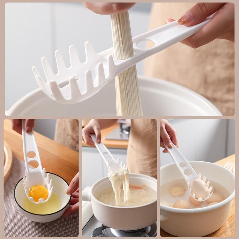 Pasta Noodle Spoon Scoop Colander Noodle Spaghetti Ladle-Slot Spoon Plastic Gift