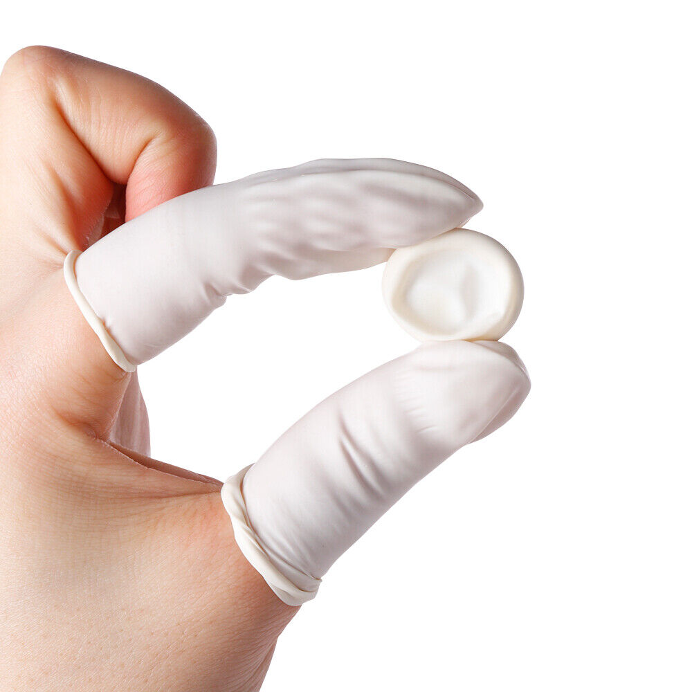 Fingertip Protective Rubber Gloves Finger Cots Protector Gloves Finger Cover