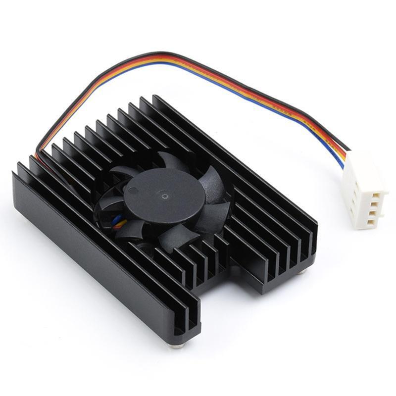 CM4 Embedded Heatsink Cooler Radiator PWM Fan for Raspberry Pi 3 B Computer CM4