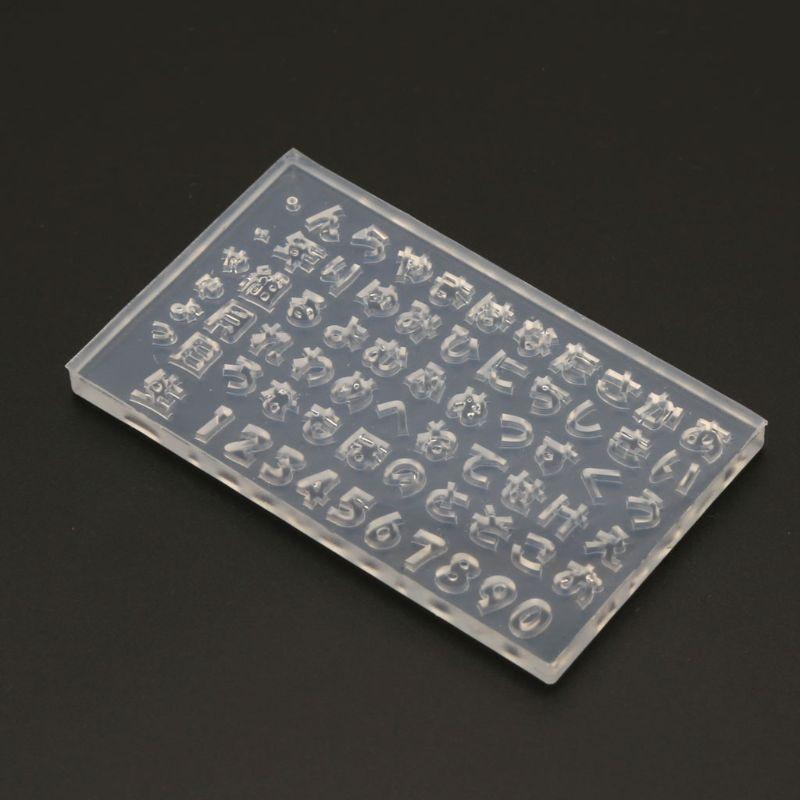 Handmade Craft Carving Mold Hiragana & Katakana Silicone Templates Mold Craft