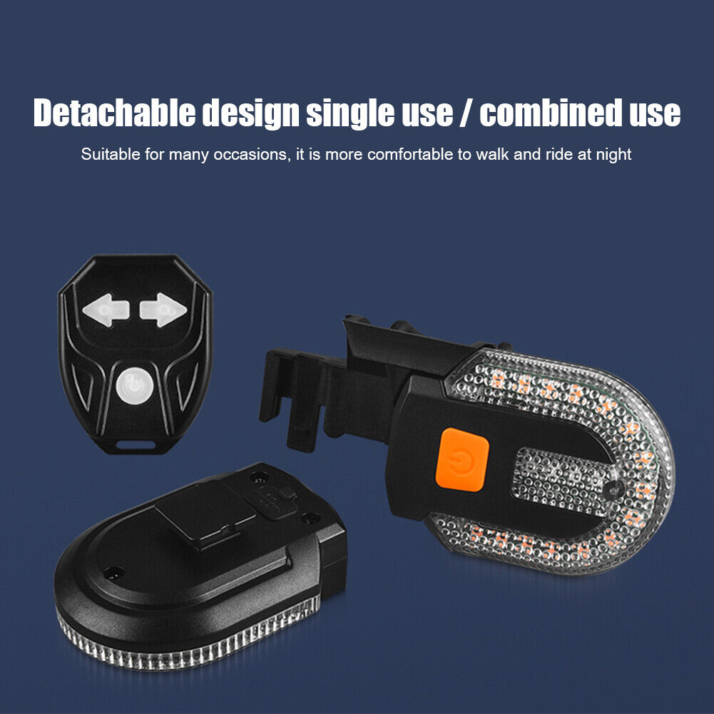 30lm Waterproof MTB Bike 3 in 1 LED Remote Control Turn Signal Taillight