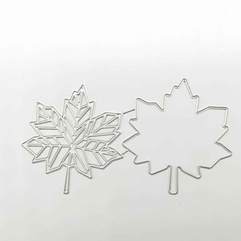 Maple Leaf Cutting Dies Stencil Scrapbooking DIY Album Stamp Paper Card