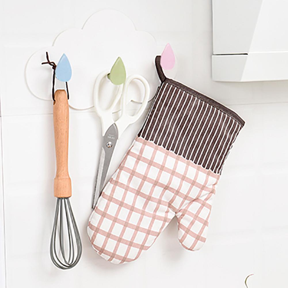 Cute Cloud Hook Plastic Clothes Storage Hanger Rack Wall Kid Bedroom Decor