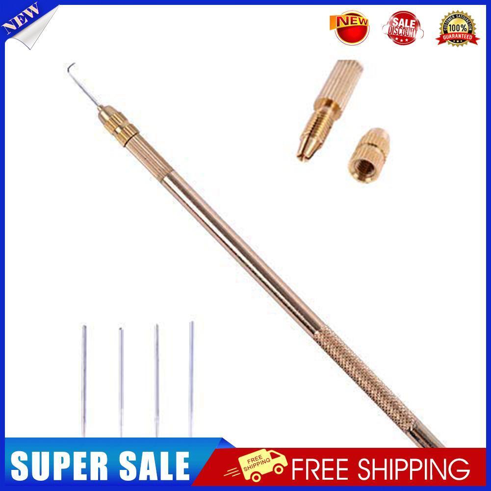 5pcs/set Ventilating Holder with Copper Handle for DIY Lace Wig Needles