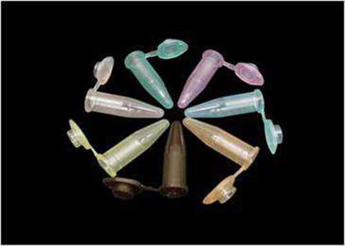 1.5 ml Centrifuge Tube Plastic Test Vials Container Bottle Assorted Colors 100x