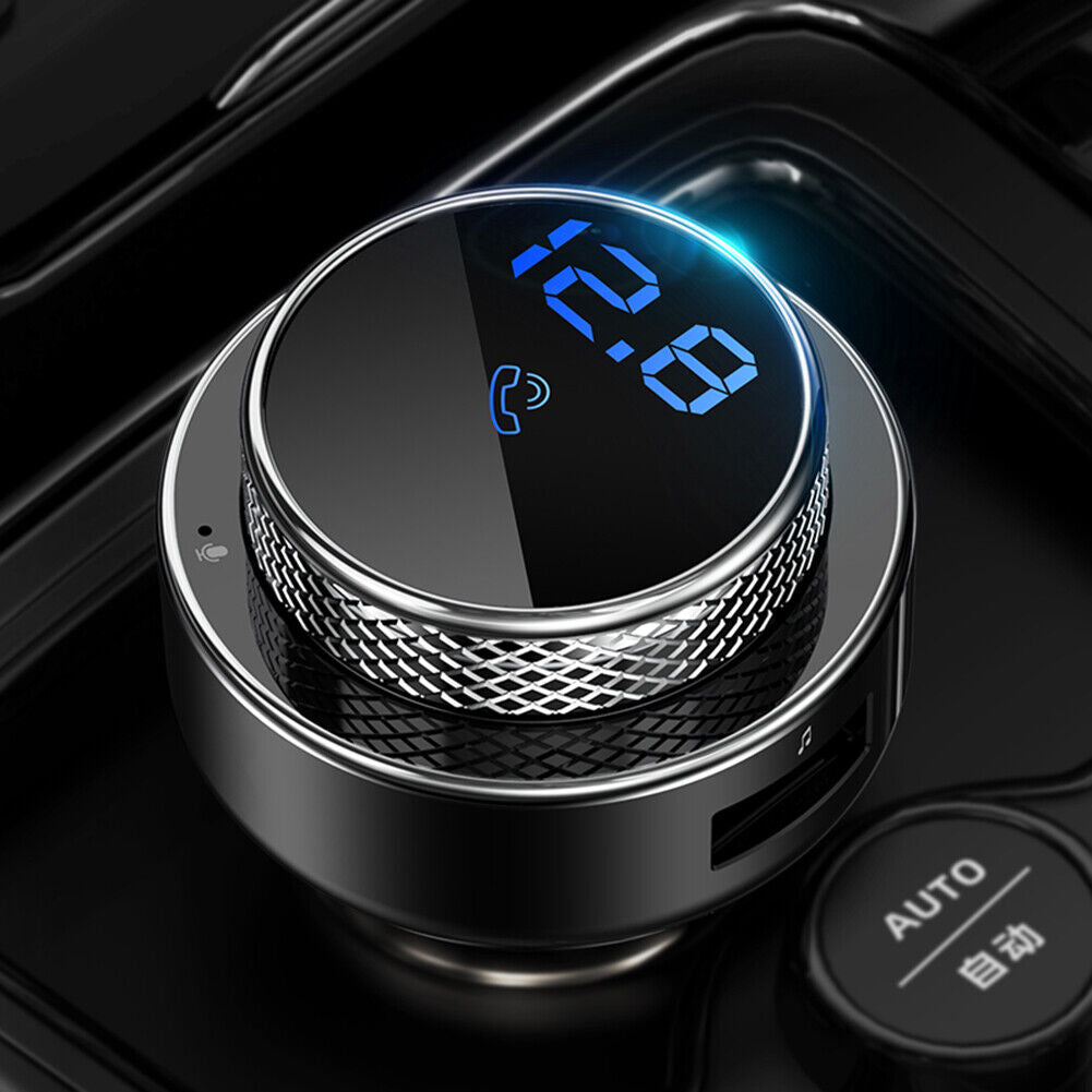 GC16 Car FM Transmitter Bluetooth-compatible Handsfree MP3 Player QC3.0 USB