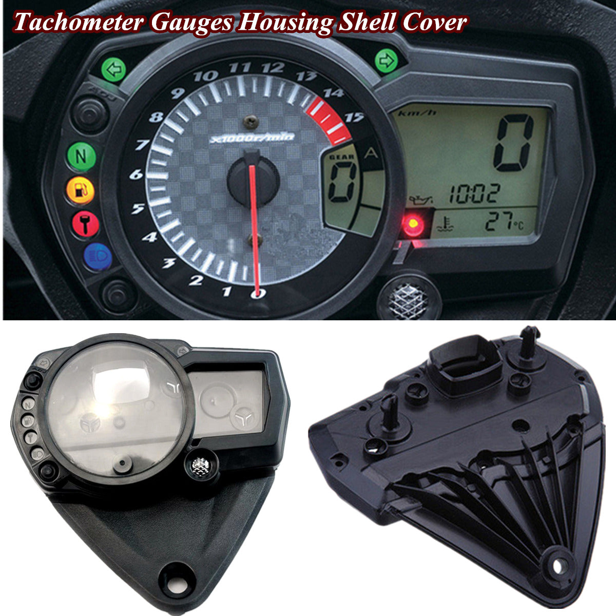 Instrument Gauge Case Cover Tachometer Cover Shell For Suzuki GSXR1000 2005-2006