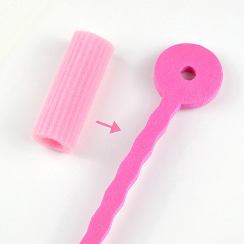 3Pcs Foam Curlers No Heat Flexible Curler Rollers DIY Curly Styling Tools for Wo