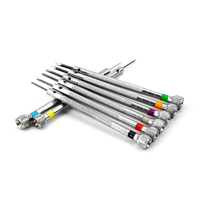 Jewelry Screwdriver 0.6-2.0mm w/ 13 Extra Replacement Blades for Watch Repair