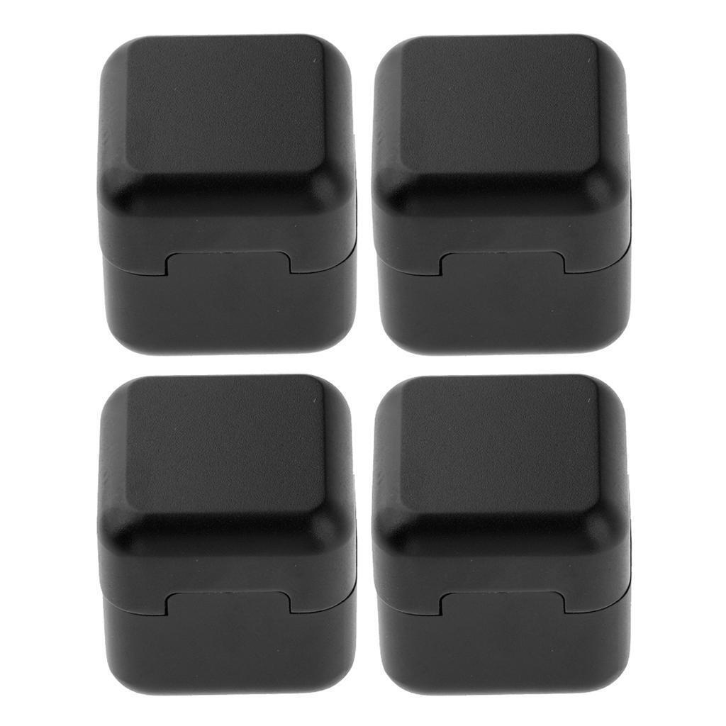 4x Aluminum Billiards Pool Cue Chalk Holder Snooker Stick Tip Chalk Case