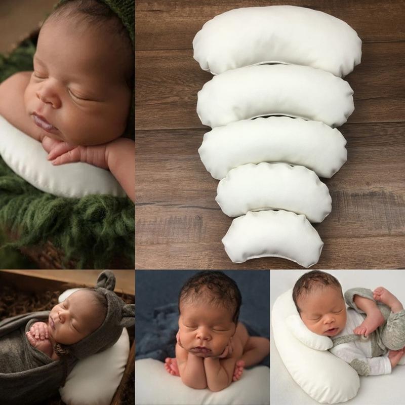 5pcs Newborn Baby Photo Props Professional Posing Crescent Pillow Photography