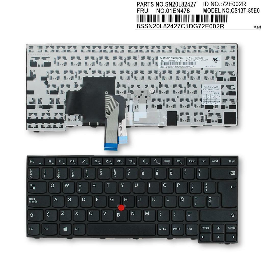 New Spanish PC Laptop Keyboard fit for   T440 T440S T431S T450 Series