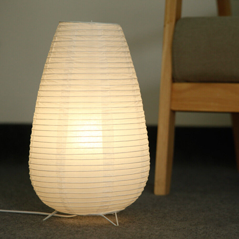 Nordic Paper Lantern Table Lamp Living Room Bedroom LED Decor Light (EU)