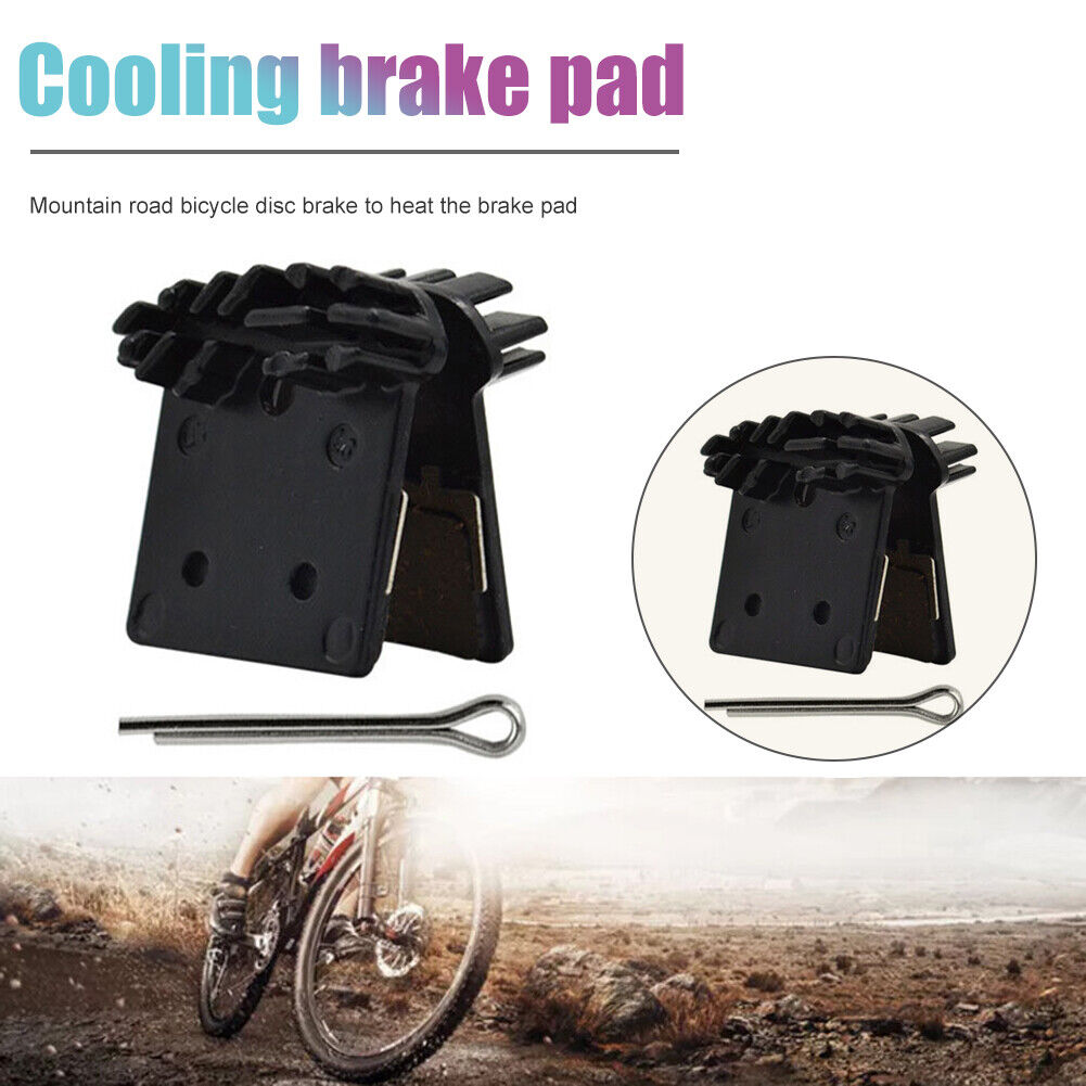 1 Pair MTB Bike Cooling Fins Heat Radiation Brake Pad for M9000 M9020 M987