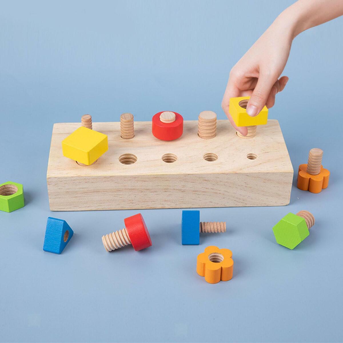 Montessori  Nuts and Bolts Board   for Holiday Gifts