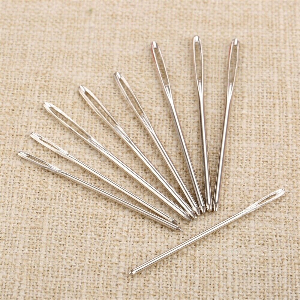 9pcs/Set Large Eye Leather Sewing Needles Embroidery Tapestry Hand Sewing Tool