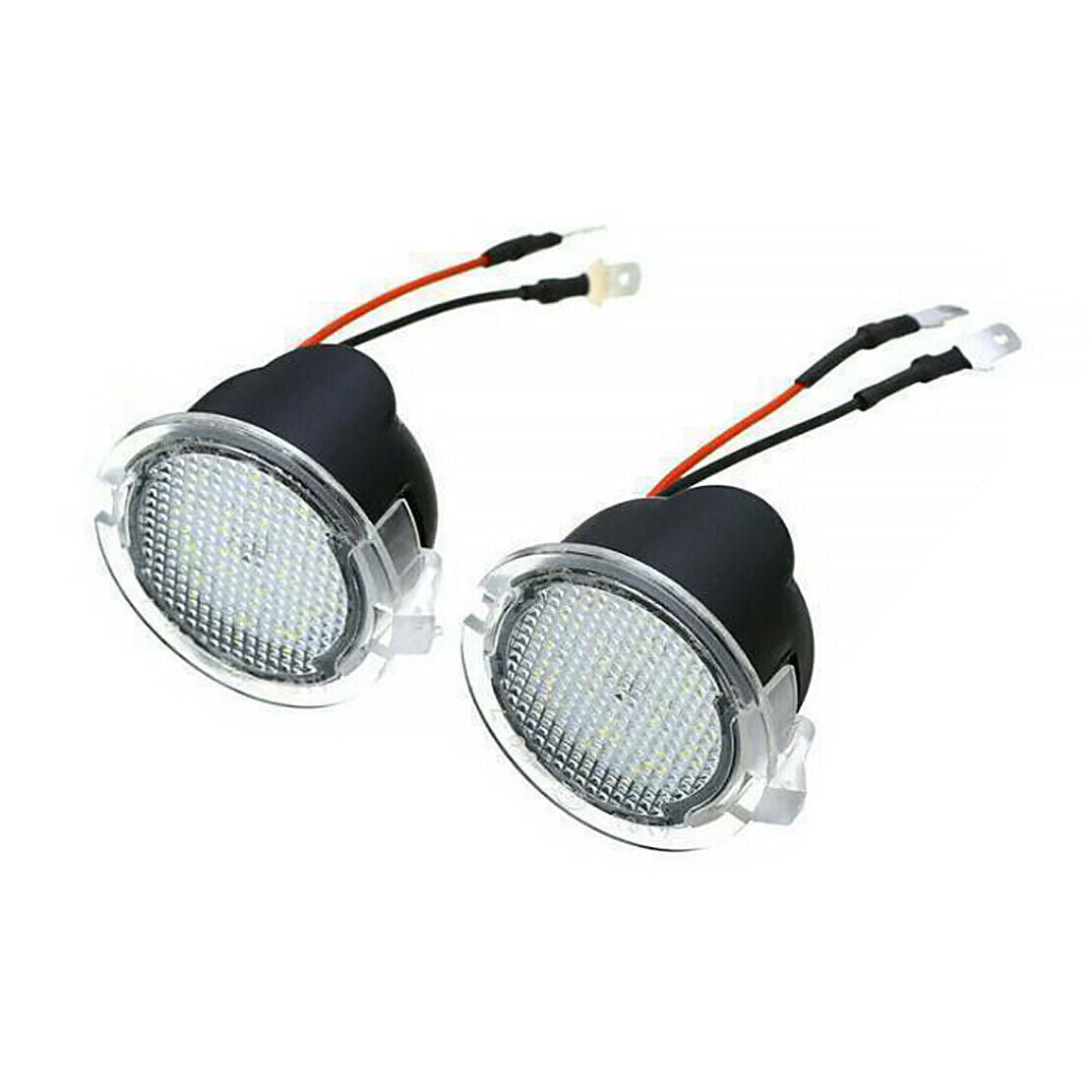 2x Blue Full LED Under-Mirror Puddle Lights fit for Ford F150 Edge Flex Mondeo