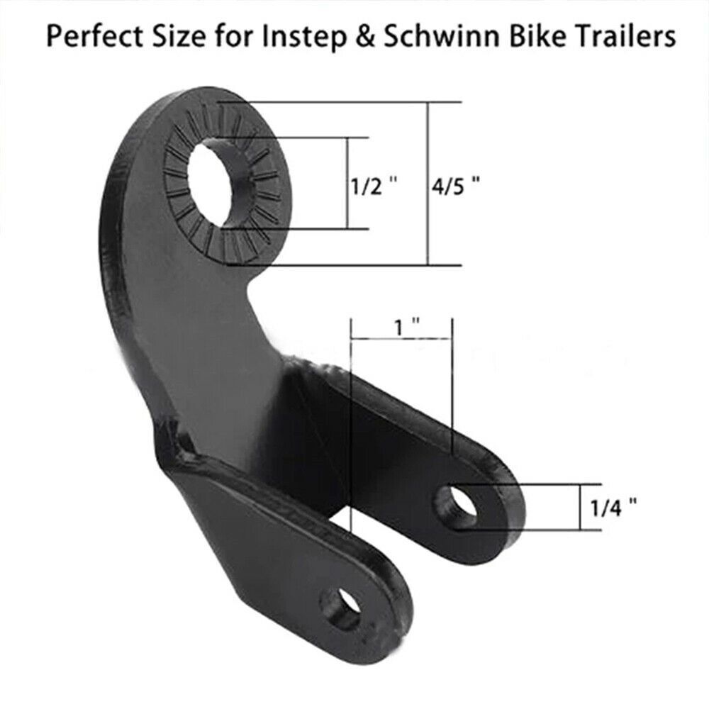 Towing Head Trailer Holder Angle Elbow Bicycle Attachment Bike Trailer Hitch
