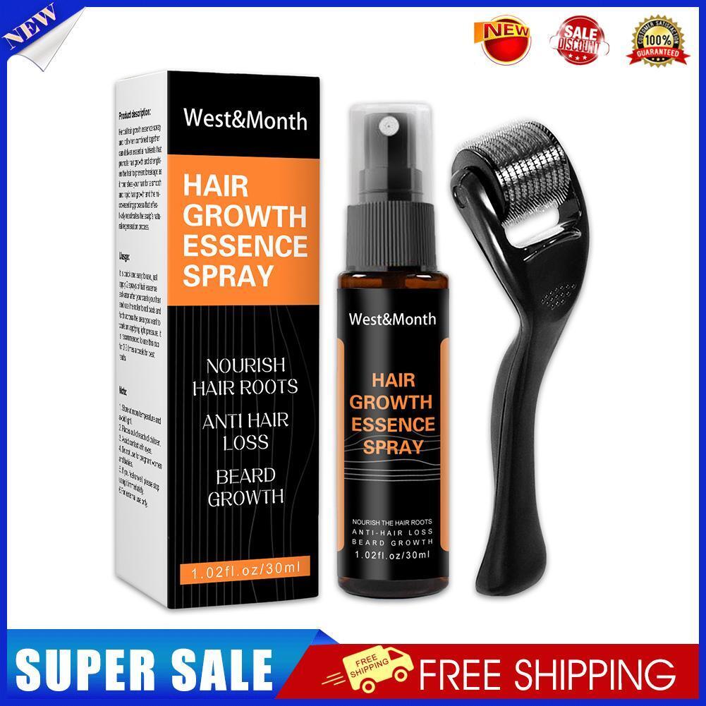 Effective Beard Growth Essence Spray Nourishing Enhancer Oil (Spray Roller)