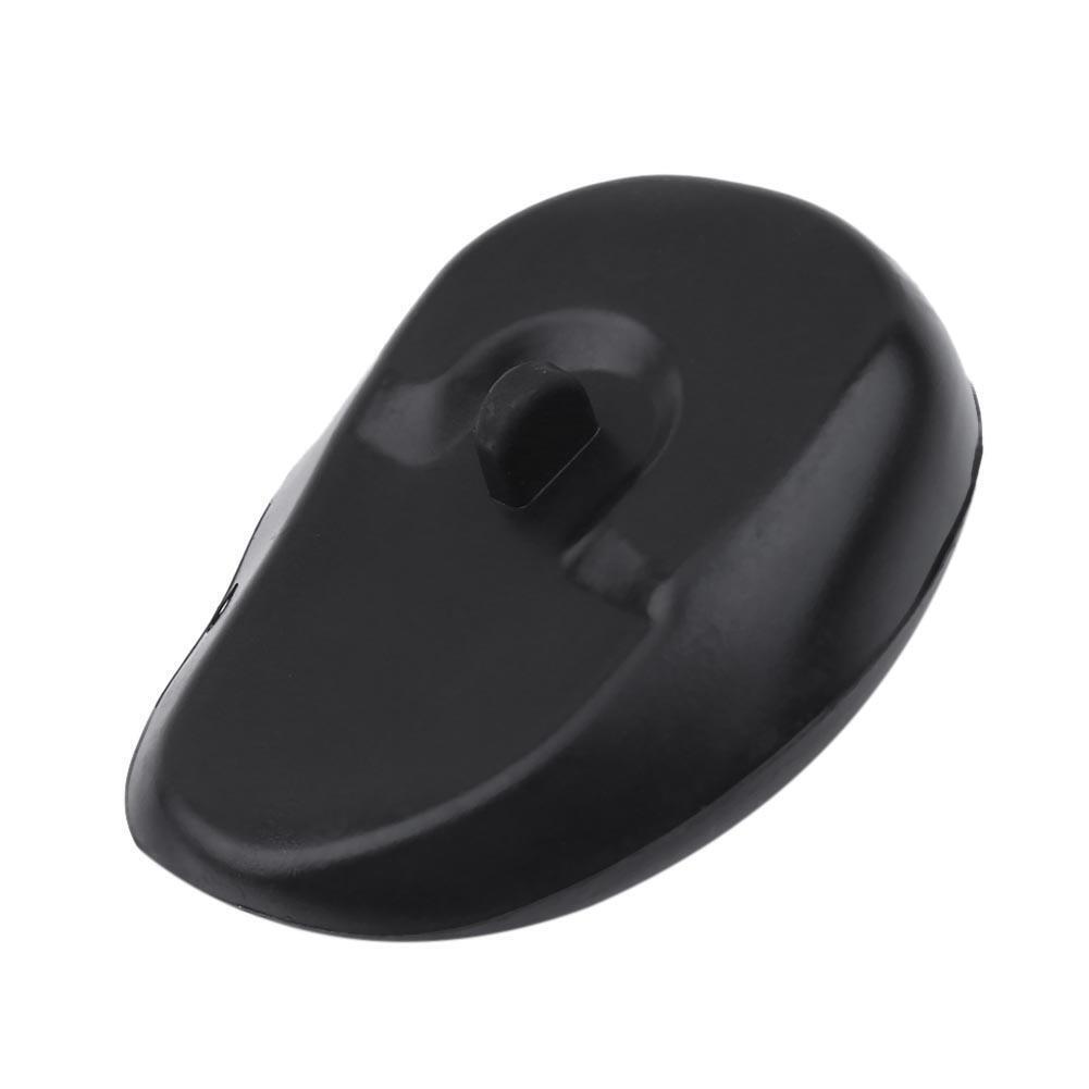 1 Pair Salon Hair Dye Silicone Ear Cover Barber Shop Anti Staining(Black)