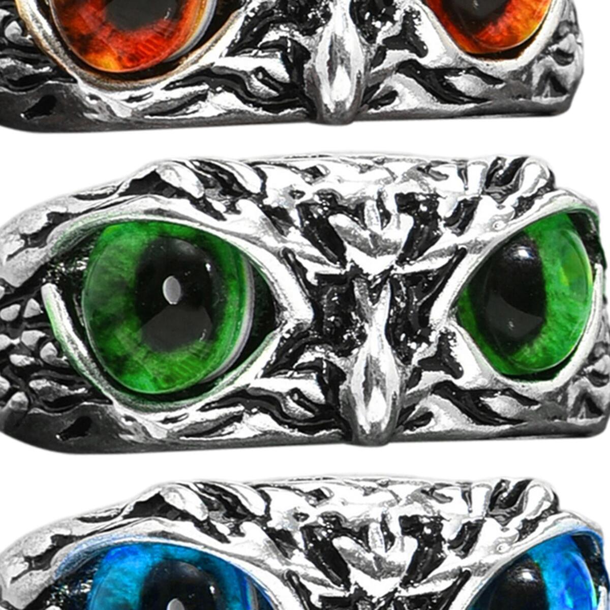 Charming Fashion Owl Ring Resizable Creativering for Dance Parties