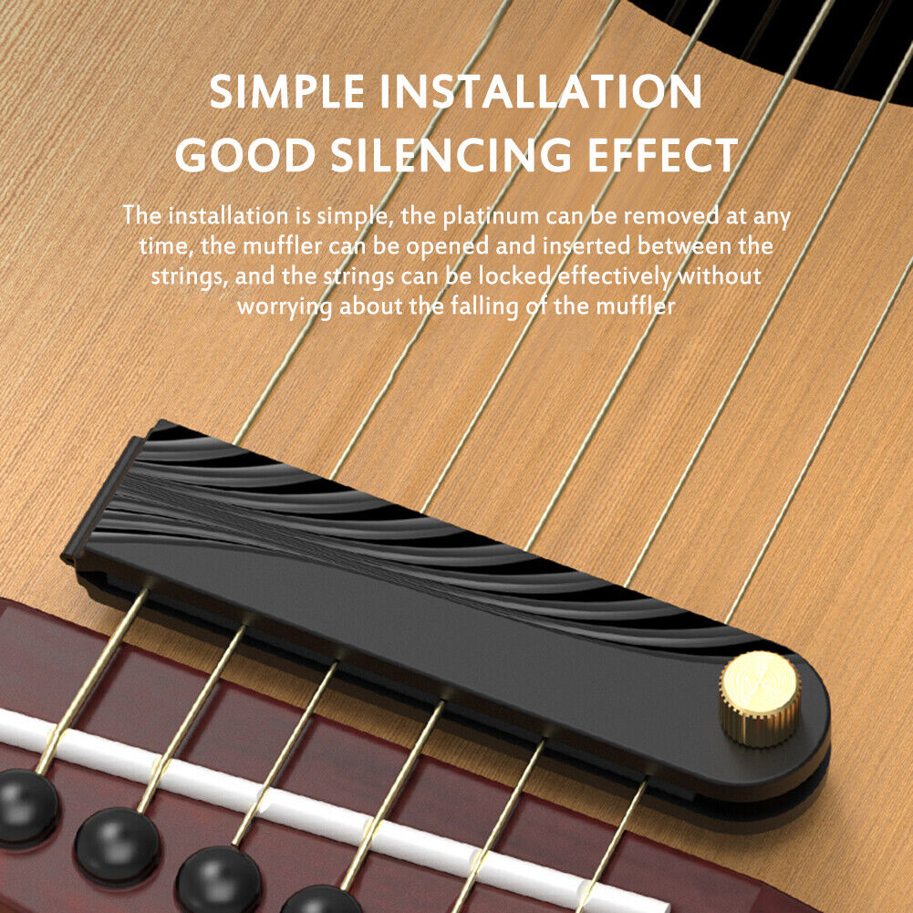 Professional Guitar Silencer Mute Pad for Folk Acoustic Practice Muffler