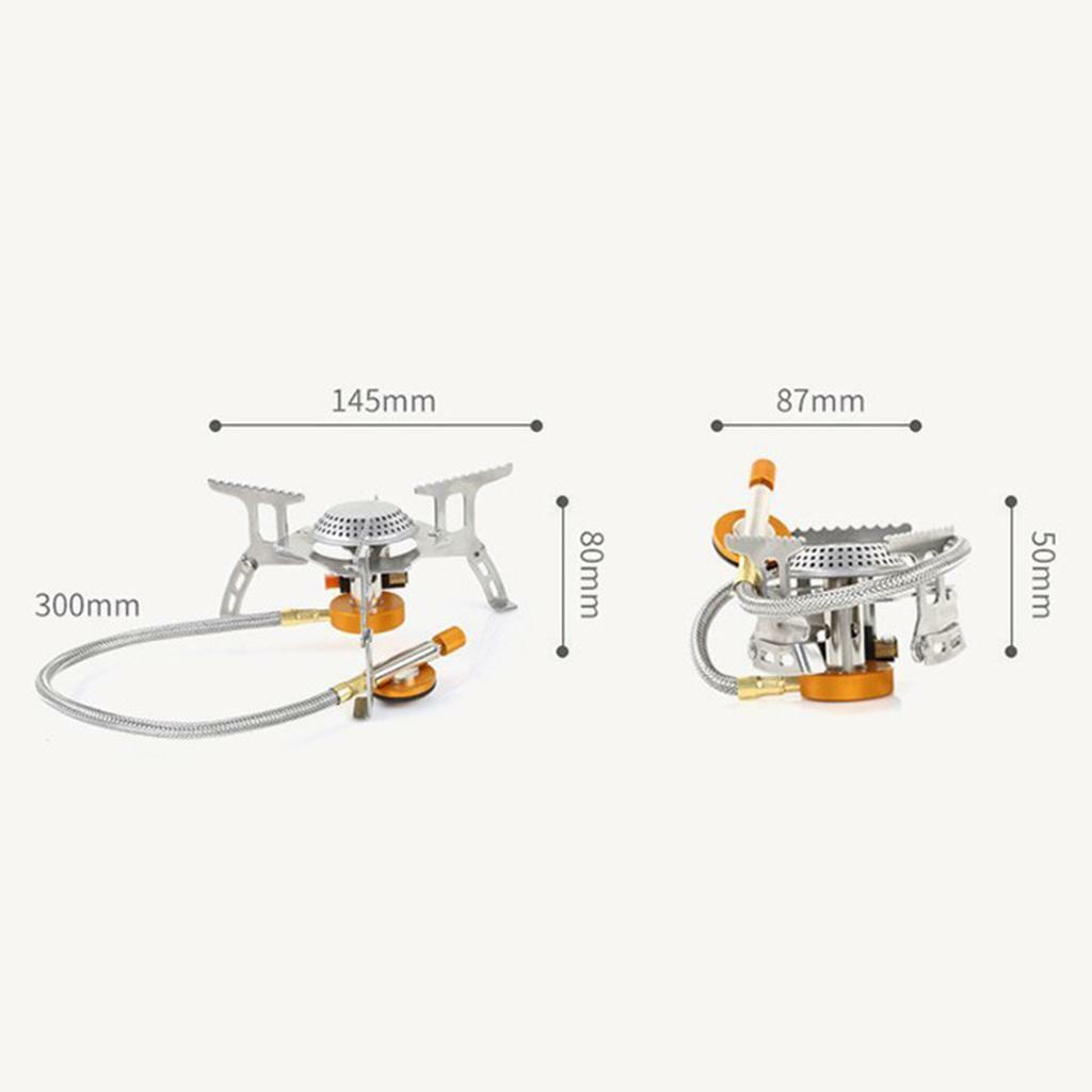 Travel Outdoor Gas Stove Camping  Gas Burner Foldable Split Stove Gear