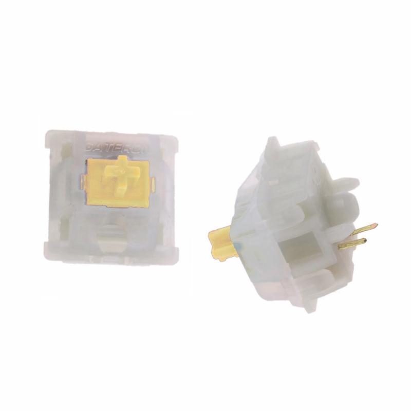 Milky Yellow Switches for Gateron MX Keyboard Switches Milky Yellow Axis Switch