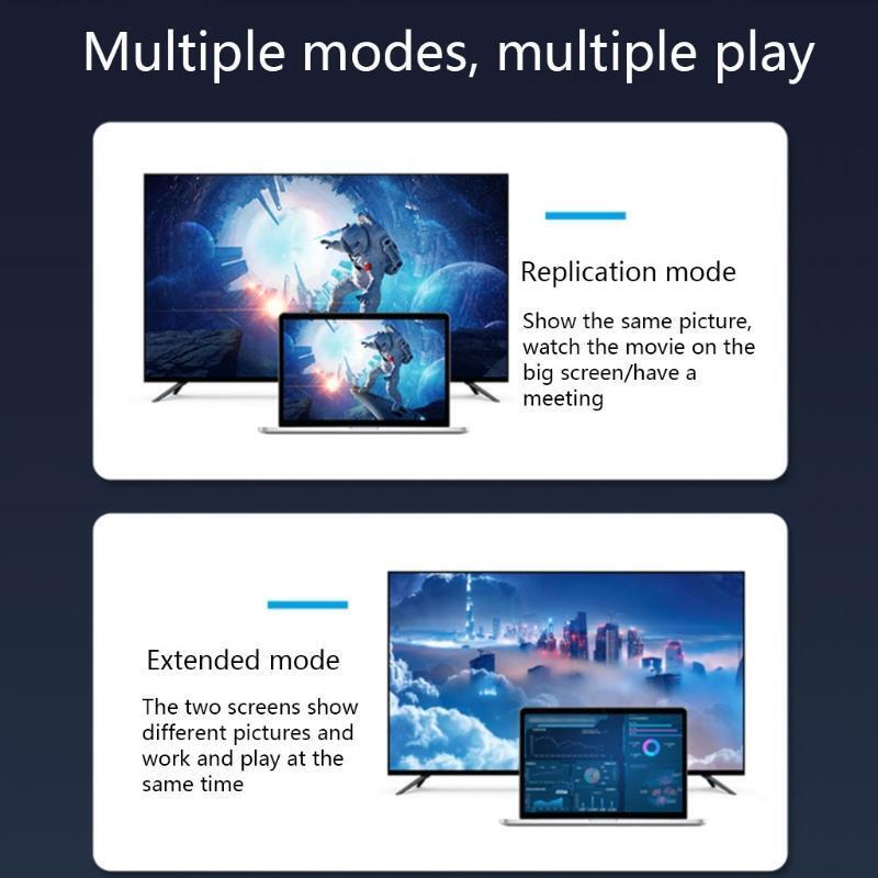 Daily Projection Screen Adapter Mini DP to DP Interface Stable Transmission
