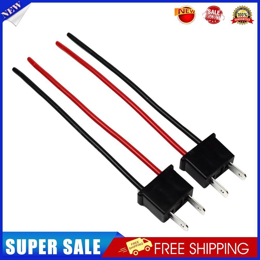 1 Pair H7 Bulb Socket Male Adapter Connector for Car Headlight Fog Lamp