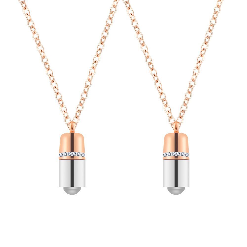 Necklace Wedding Chain Capsule Projection Pendant I Love You 100 Languages