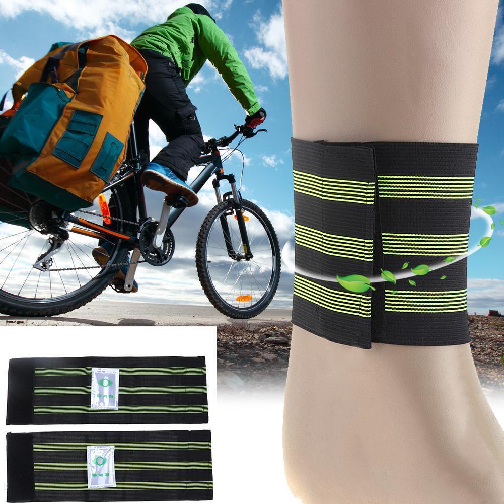 1 Pair Bicycle Elastic Reflective Strap Trousers Leg Ankle Wrist Pants Band