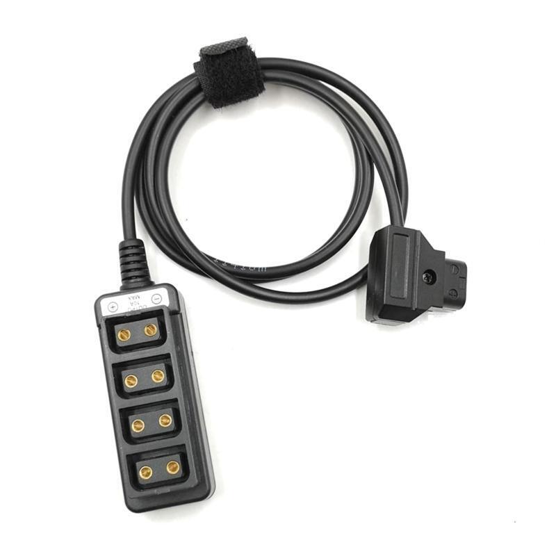 D TAP Male to 4 Port D TAP Female Splitter Power Cable Connector for Anton Cam