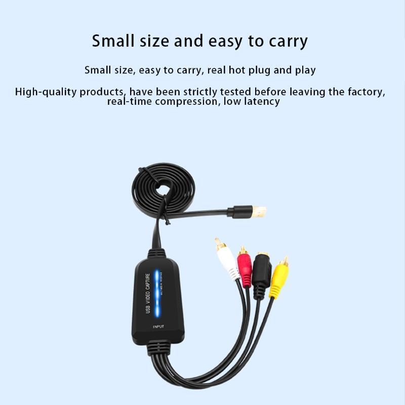 Video Capture Card Audio Grabber Converter Support Windows7/8//XP/Vista PC