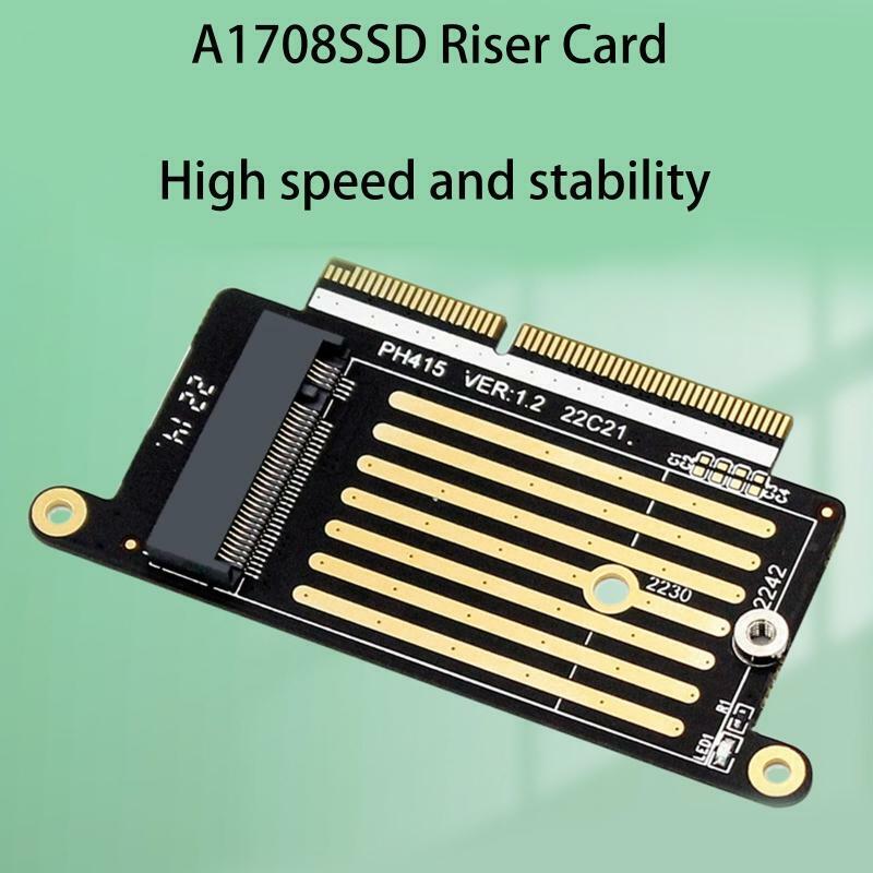 M.2 PCIe NVMe(M Key) 2230 2242 Type SSD to 2016 2017 13" A1708 SSD Adapter Card