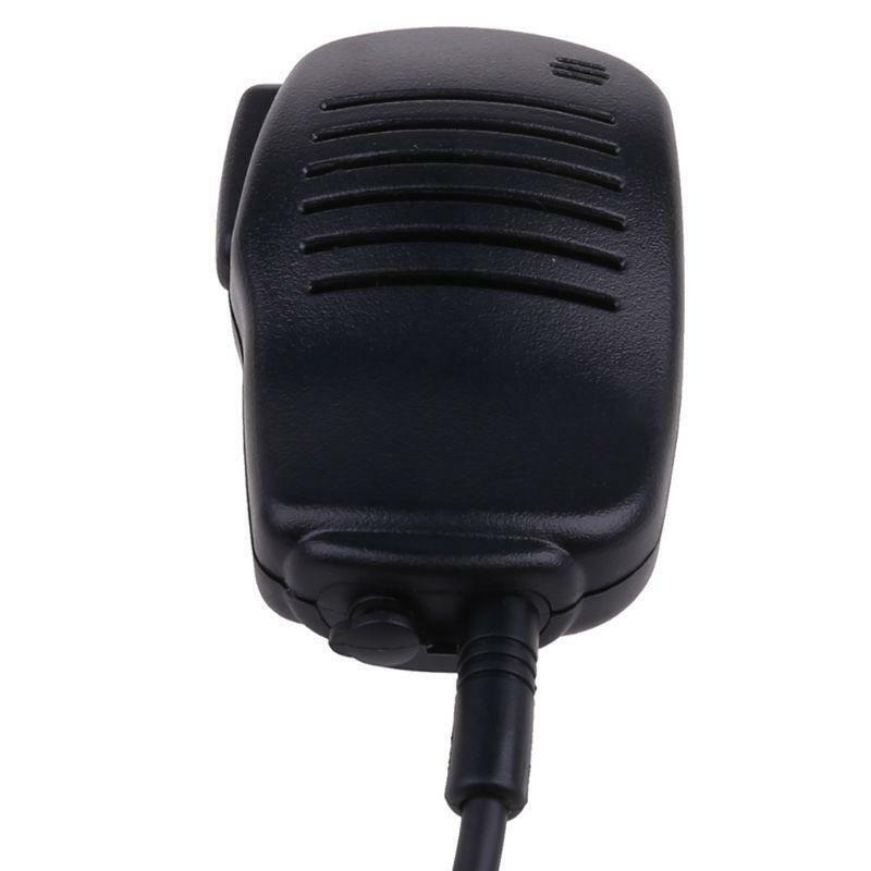 Handheld Speaker Mic Microphone PTT For ICOM Two-Way Radio Walkie Talkie 2-Pin
