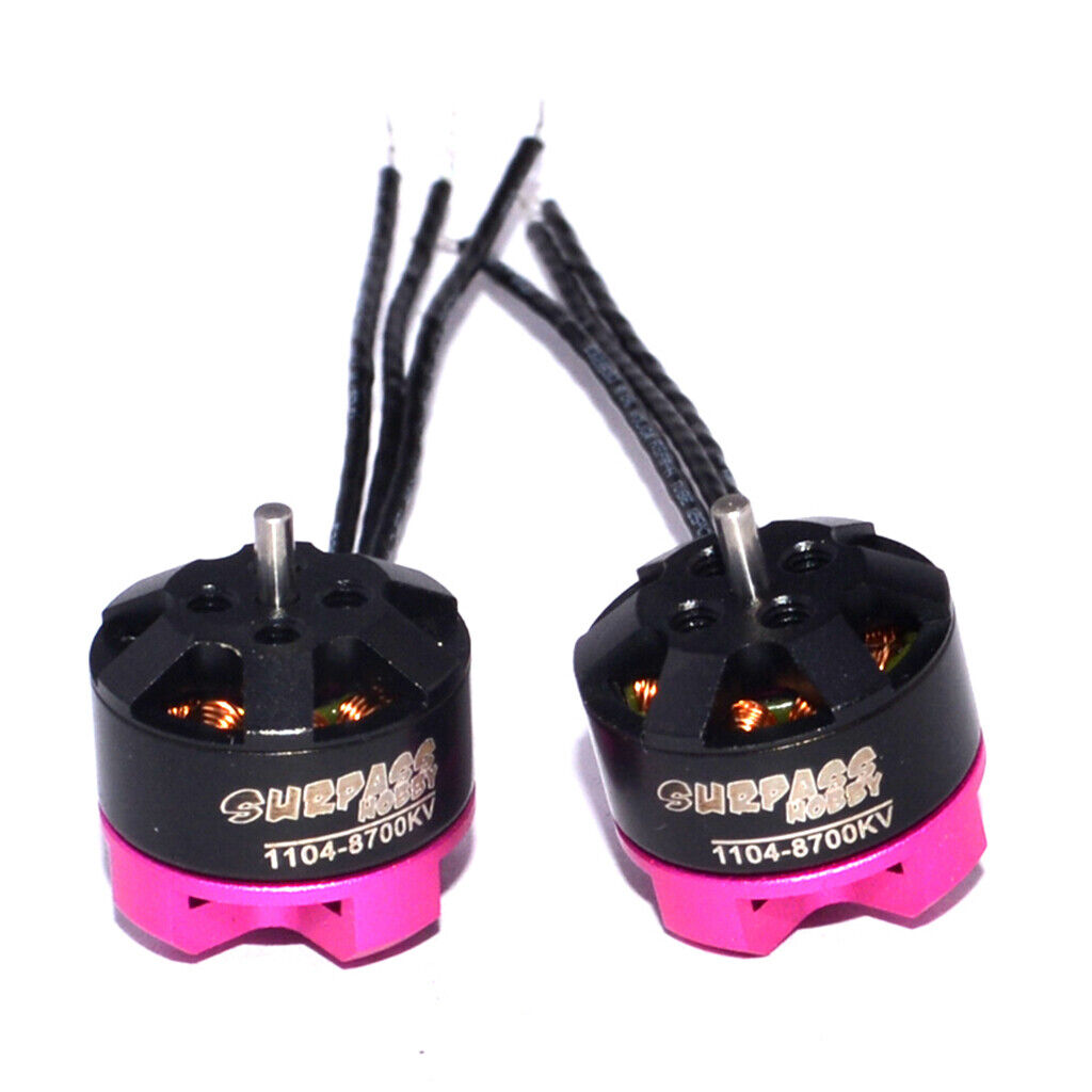 4x 1104 8700kv 2S Brushless Motor 12 Pole for RC 80 90 100 FPV Racing Drone
