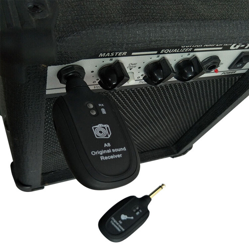 Wireless Audio Transmission Receiver Transmitter System for Electric Guitar